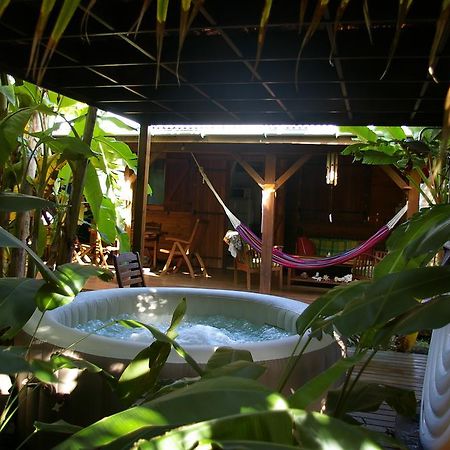 Kaz Creole Aventure Tropicale Insolite, Fibre, Jardin Et Jacuzzi Prives 생프랑수아 외부 사진