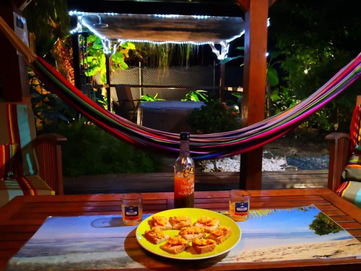 Kaz Creole Aventure Tropicale Insolite, Fibre, Jardin Et Jacuzzi Prives 생프랑수아 외부 사진
