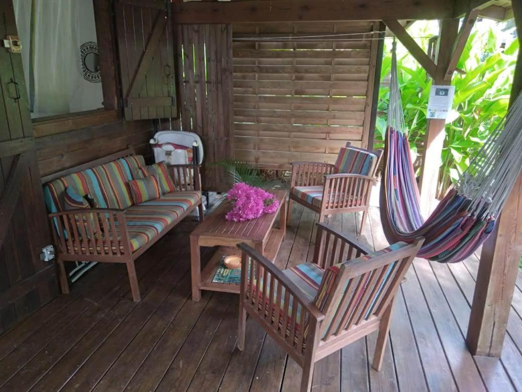 Kaz Creole Aventure Tropicale Insolite, Fibre, Jardin Et Jacuzzi Prives 생프랑수아 외부 사진