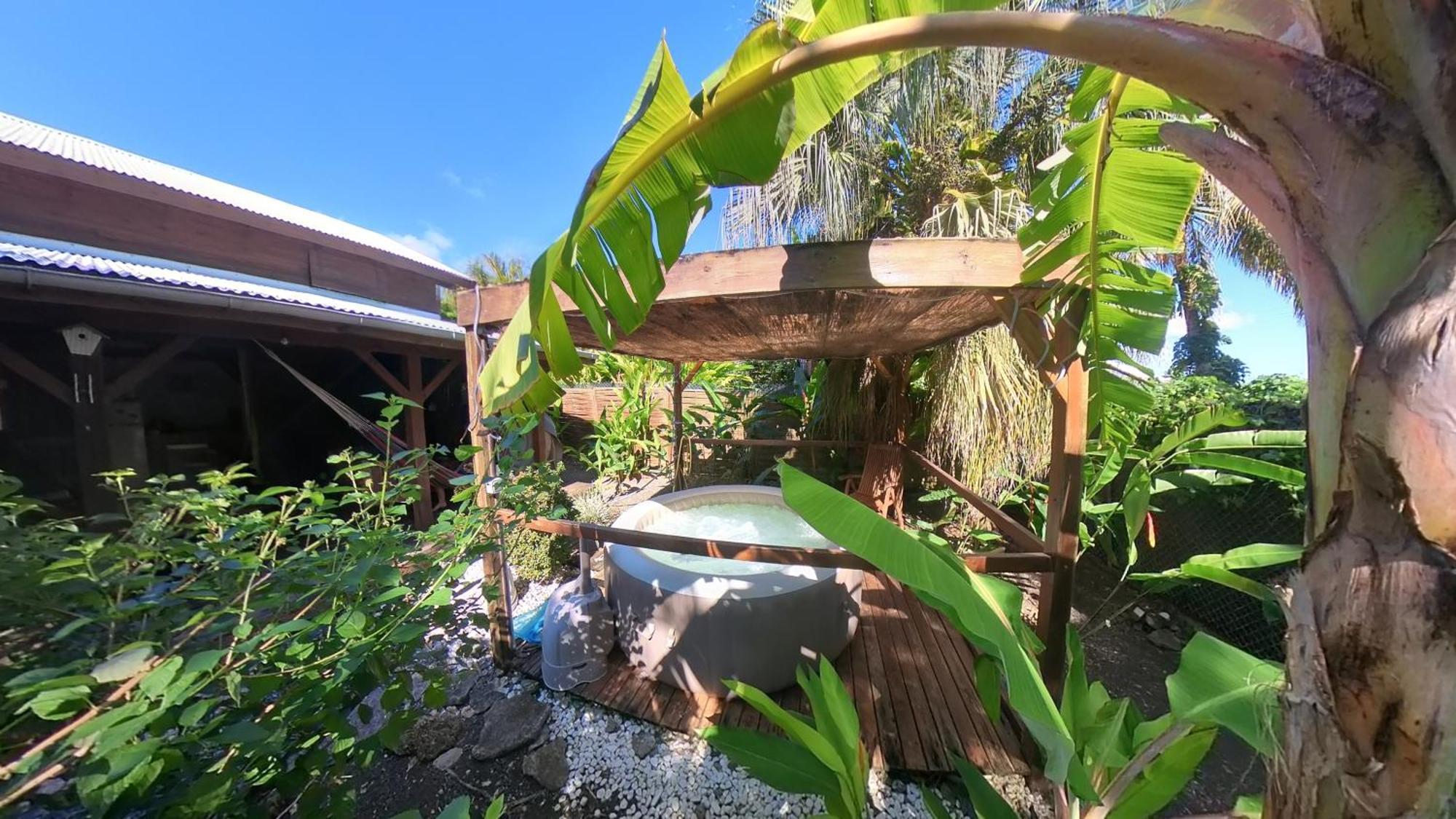 Kaz Creole Aventure Tropicale Insolite, Fibre, Jardin Et Jacuzzi Prives 생프랑수아 외부 사진