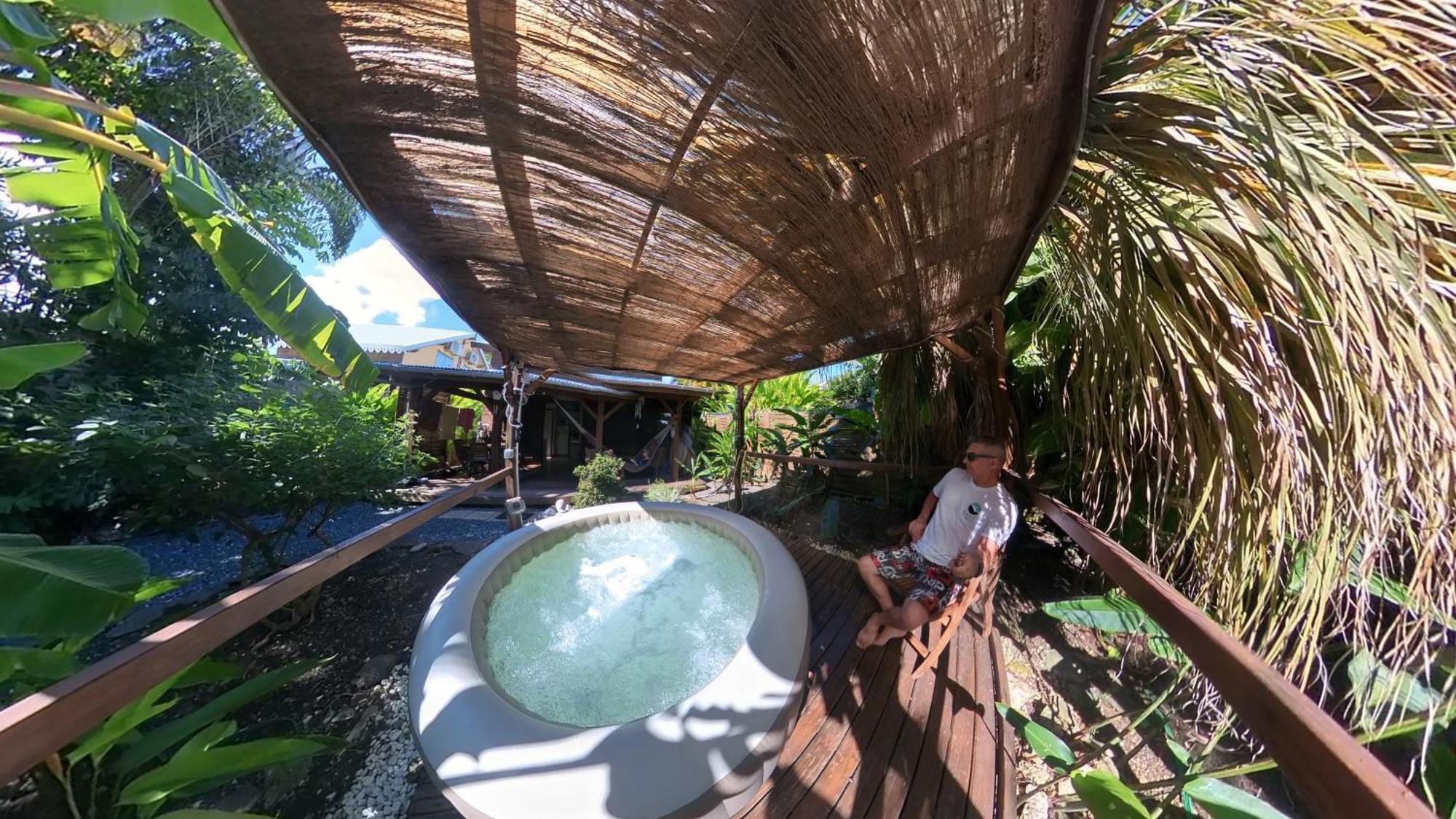Kaz Creole Aventure Tropicale Insolite, Fibre, Jardin Et Jacuzzi Prives 생프랑수아 외부 사진