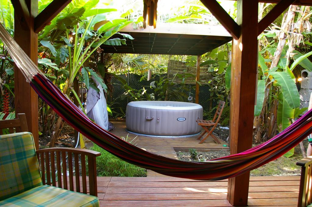 Kaz Creole Aventure Tropicale Insolite, Fibre, Jardin Et Jacuzzi Prives 생프랑수아 외부 사진